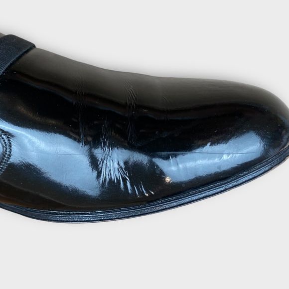 $195 Bally Men\'s 8 M Tuxedo Loafers Slip On Black Leather Fashion II France main image 11